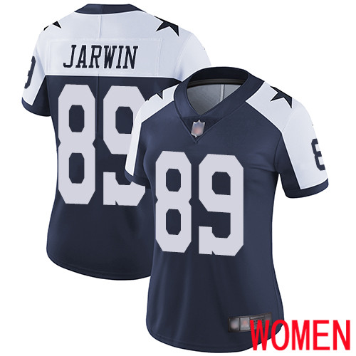 Women Dallas Cowboys Limited Navy Blue Blake Jarwin Alternate #89 Vapor Untouchable Throwback NFL Jersey